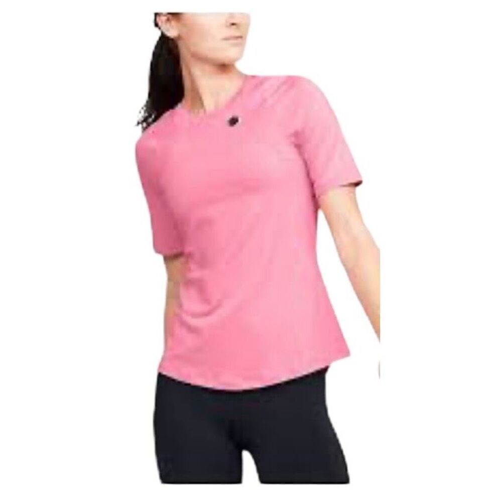 Under Armour women’s rush, fitted training, T short sleeve, size medium